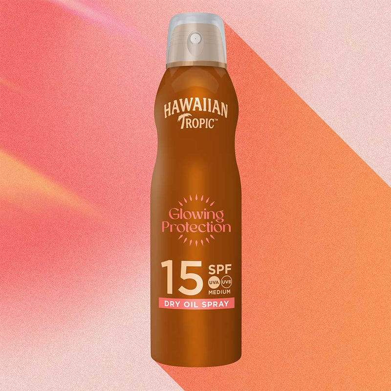 Glowing Protection Sunscreen Spray SPF 15 UVA + UVB Protection, 177 ml